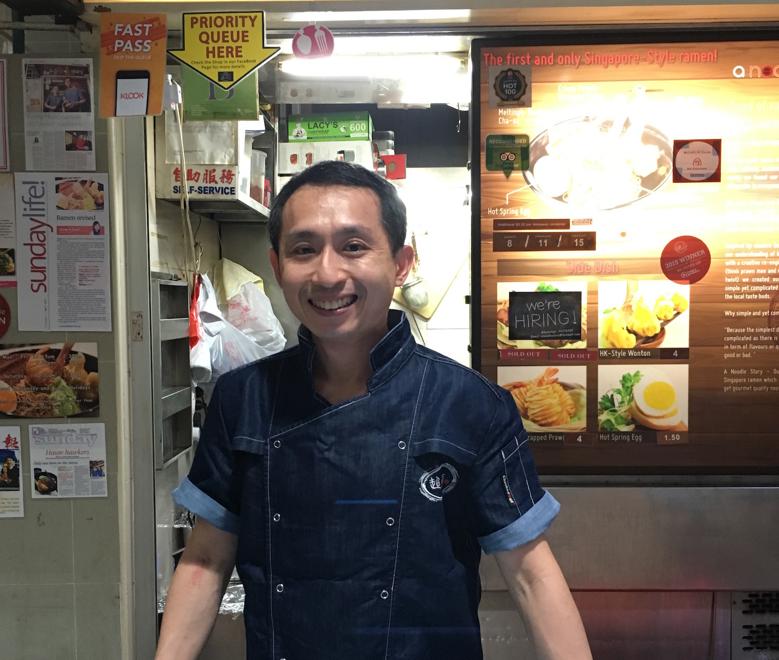 How I Became A Hawker - Gwern Khoo Singapore A Noodle Story Hawker Chef Cook Ramen S-style Michelin Popular Amoy Street Food Centre Tanjong Pagar